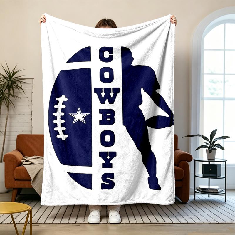 Dallas Cowboys Soft and Comfortable Flannel Suitable for Sofas Living Rooms Outdoor Camping Travel and Also Makes a Great Anniversary Gif