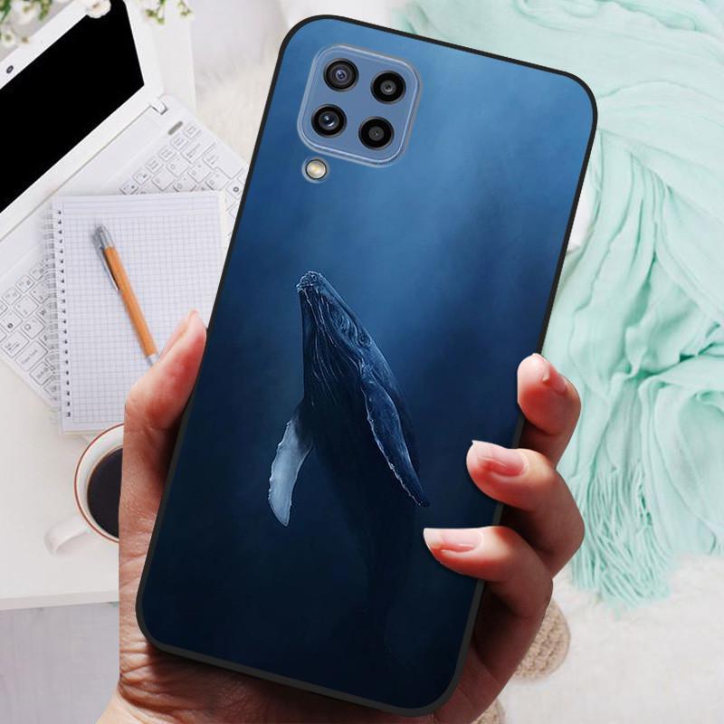 For Samsung M32 Case SM-M325F TPU Luxury Soft Fashion Silicone Phone Case For Samsung Galaxy M32 Coque Back Cover Fundas Shell