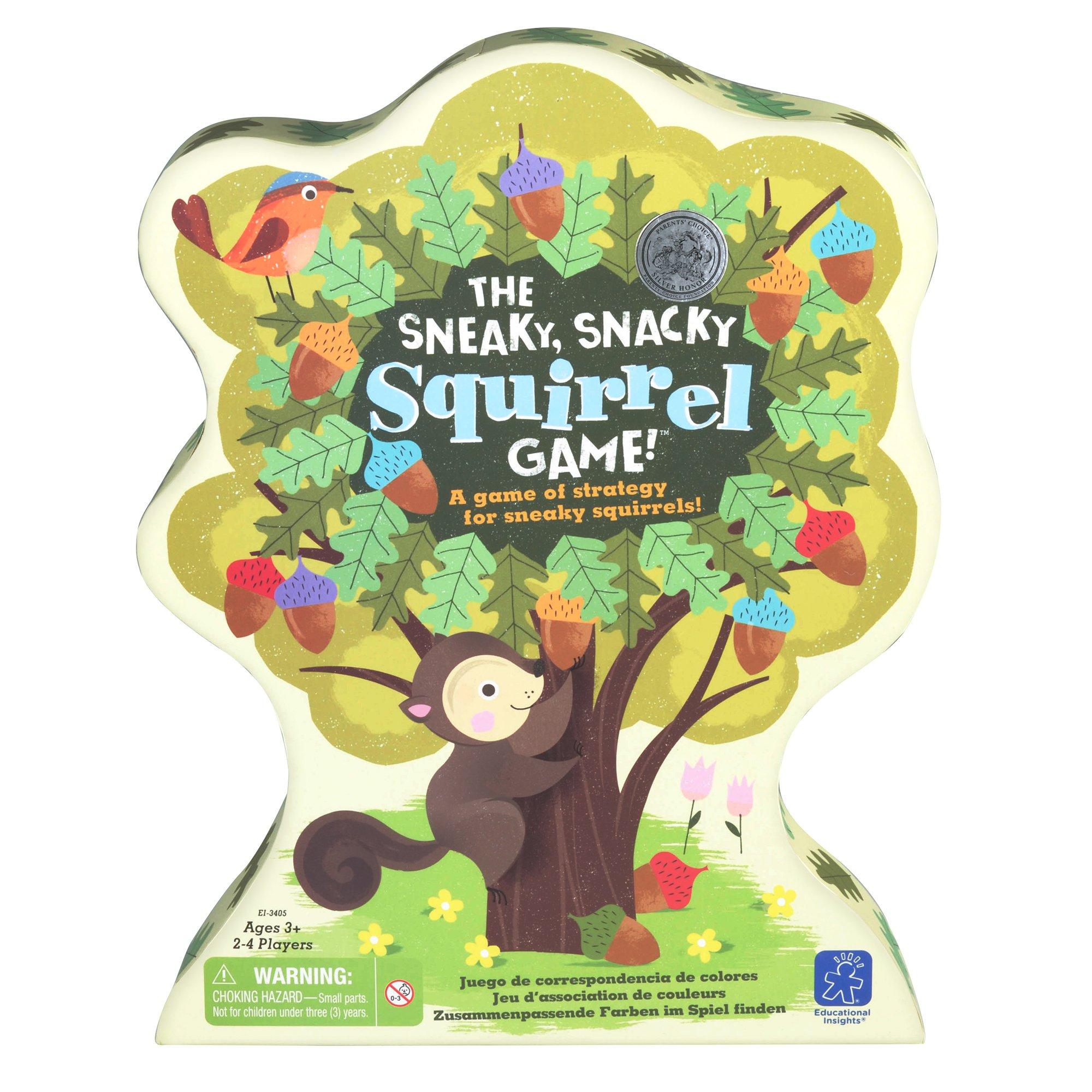 

Educational Insights Squirrel Acorn Catching Game with Tweezers (EI3405) Authentic