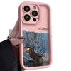 Retro Snow View Ancient City for iphone16pro mobile phone case Apple 15 Japan and Korea 14/13promax new 12