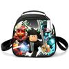 Lunch Bag Primary School Picnic Bag Round Ice Pack Rob Ross Printed Shoulder Portable Cartoon Meal Bag