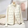 Womens Lightweight Padded Vest With Fleece Lining V-Neck Sleeveless Short Outerwear Winter