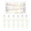 6pcs/Box Velvet Ball Christmas Tree Ornament Plastic Cone Ornaments  New Year Decor