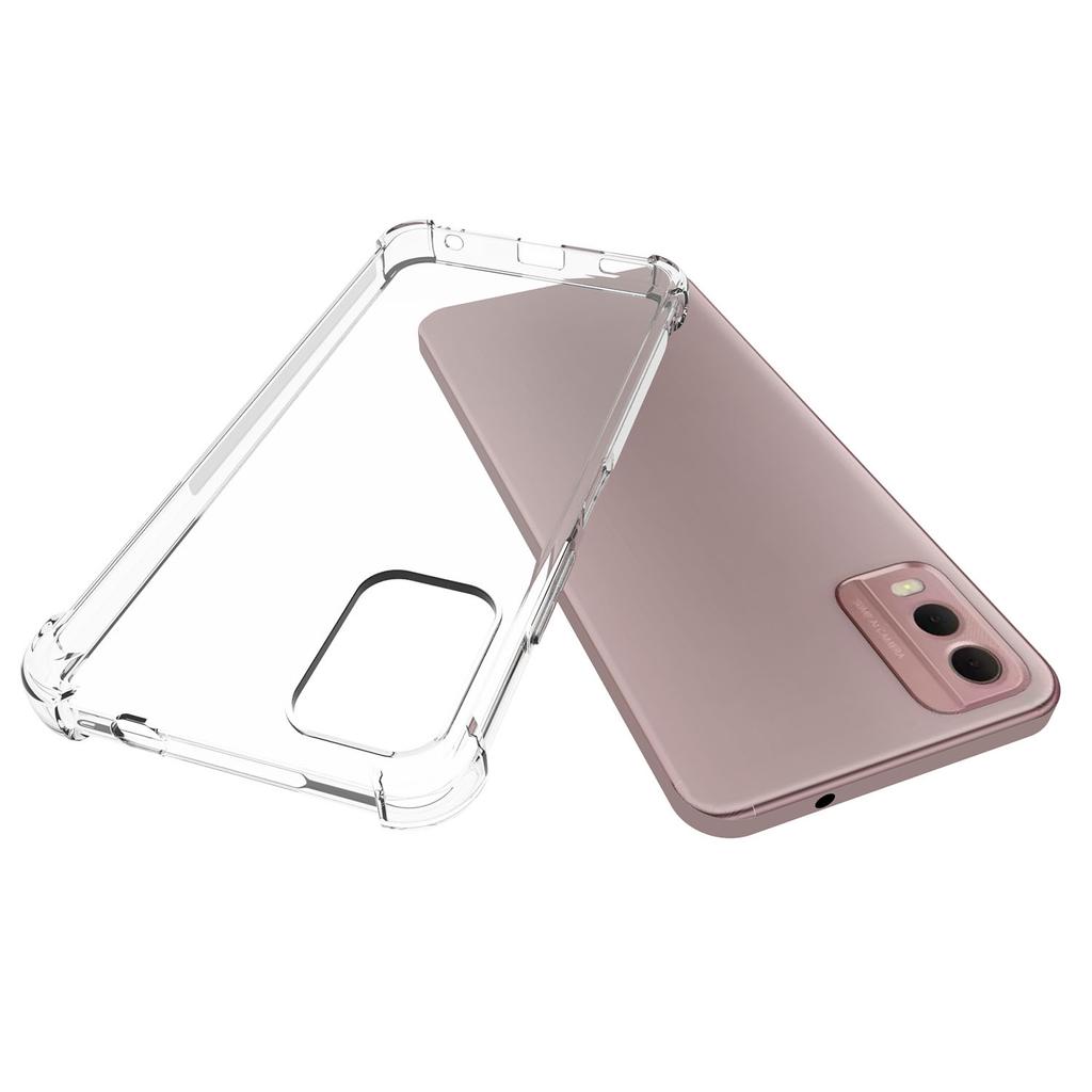 Anti-Slip Phone Case for Nokia C32,Four Corner Airbag Shock-Absorbed Corner TPU Phone Cover