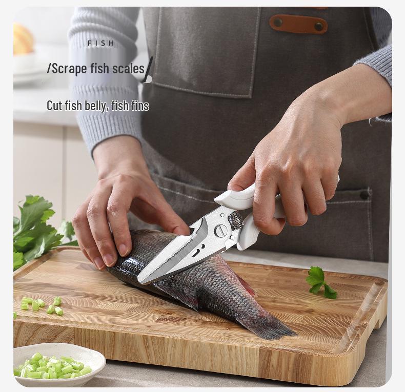 Multi-functional Stainless Steel Kitchen Shears for Chicken and BBQ