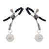 Adjustable SM Nipple Clamps & Bell Butt Plug Set for Adult Pleasure