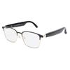 Smart Bluetooth Glasses Built In Microphone and Speaker Voice Control Smart Wireless Sunglasses for Outdoor Gold