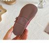 2025 Spring/Autumn Girls' Soft Sole Princess Leather Shoes