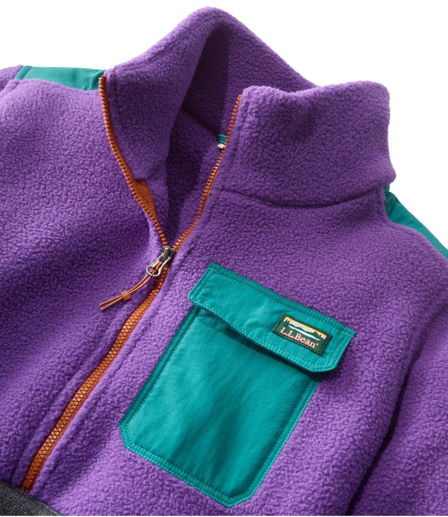 Fleece Sherpa Hybrid Pullover US Size Bright Gray 1000139136 L.L.Bean Women's Sweater, Fit, Petite, L, Purple/Charcoal Heather, Multicolor,