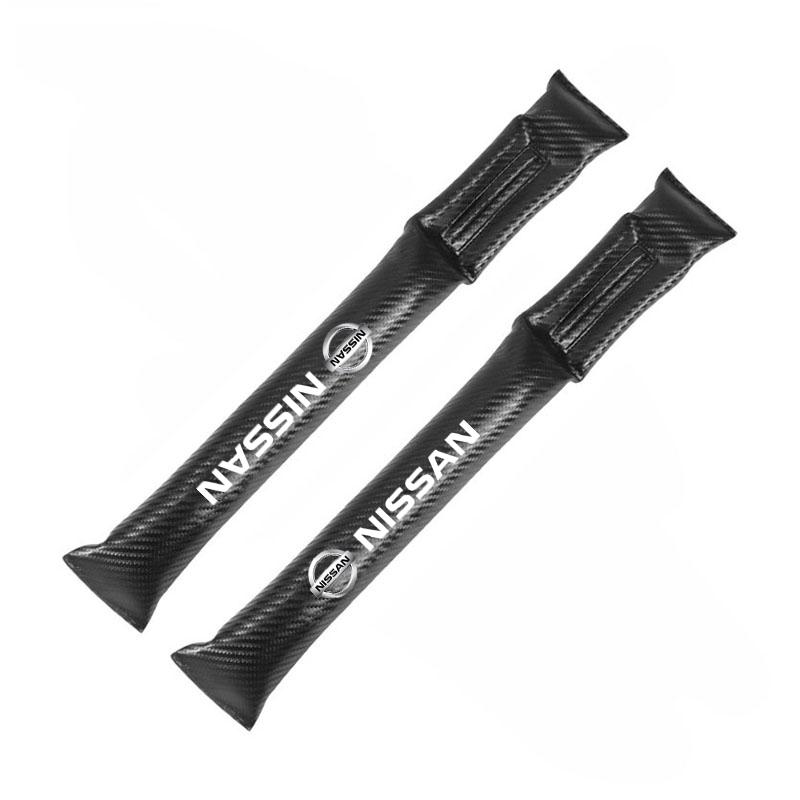 yxkpz10 2Pcs Car Seat Gap Filling Plug Cushion Side Seam Leak Proof Strip For Nissan Qashqai Juke Pulsar Sentra Altima Patrol Micra Rogu