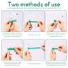100Pcs Releasable Cable Ties Wire Organizer Hook Loop Straps Wrap Zip Bundle Bandage Tie Wire Management Home Office Fastening