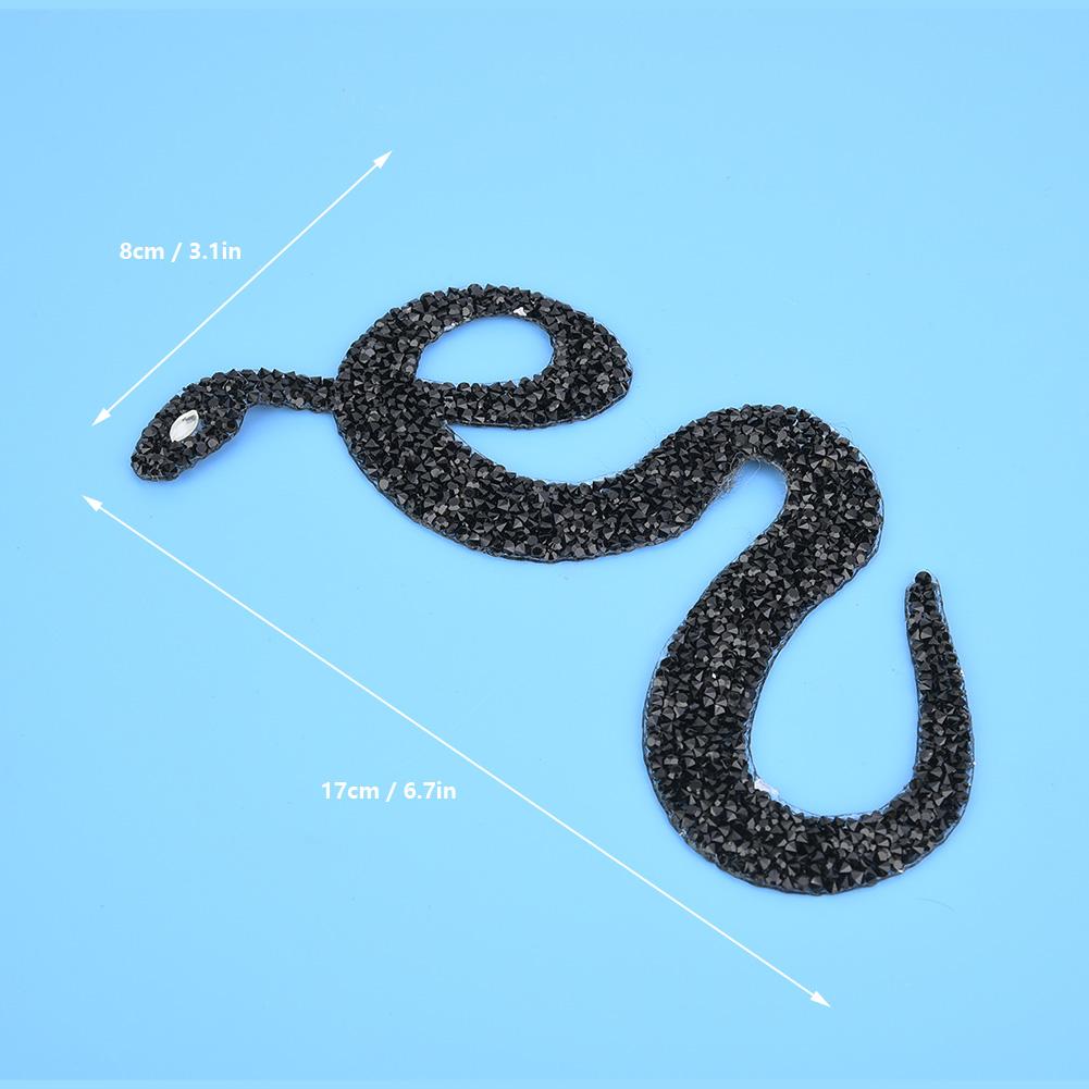SnakE Shaped Rhinestones Trim Ribbon Mesh Wrap Roll   Clothing Accessories Applique (Silver)