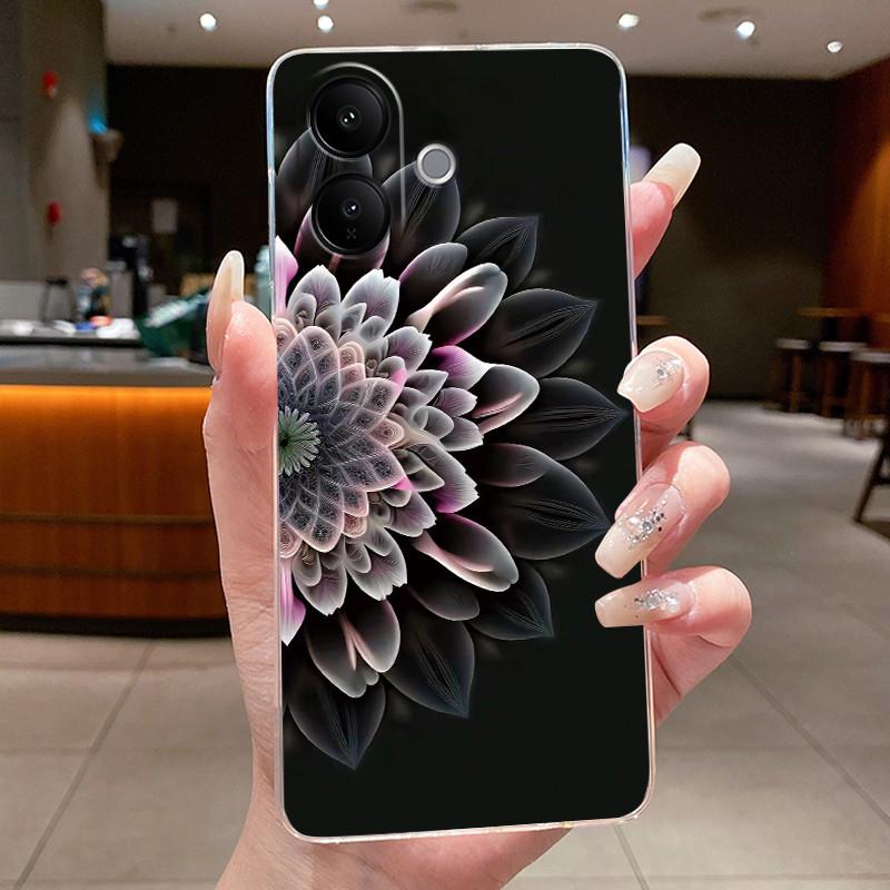 Casing For Vivo V60 Lite Aesthetic Luxury Dragon Cute Cool Boys Girls Soft silicone Phone Case Back Cover Transparent TPU Shell