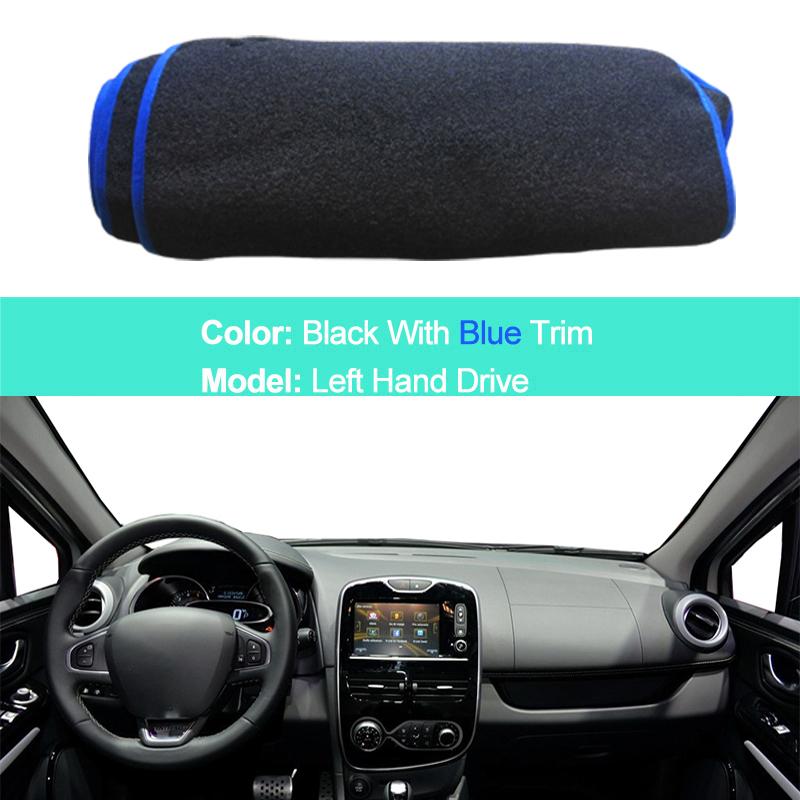 Car Dashboard Cover for Renault Clio Lutecia 4 IV 2013- Carpet Dashboard Pad Sun Protection UV Cushion Car Accessories