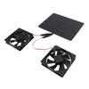 Solar Panel Fan Kit 12V 10W Portable Universal Energy Saving 4.7in Exhaust Fan for Greenhouses Pet H