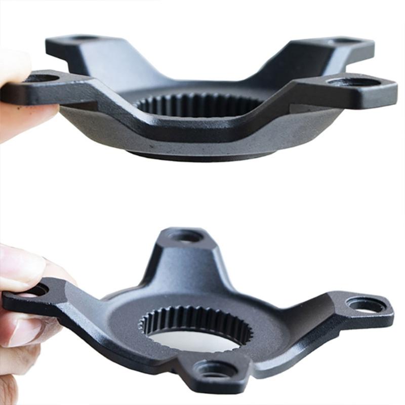 Electric Bike 104mm Chainring Adapter Spiders, Aluminium Alloy Torques Sensors Spiders Adapter for Electric Bicycles