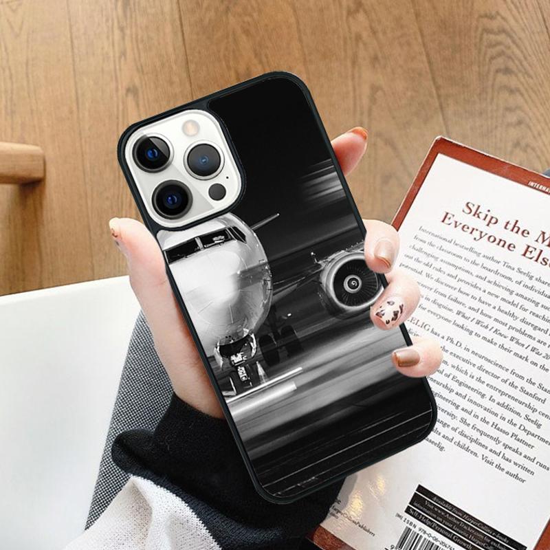 Travel Airplane Airport Phone Case cover For iPhone 17 Air 14 13 15 16 16e Pro Max Coque 12 11 Pro Max For Apple PLUS fundas