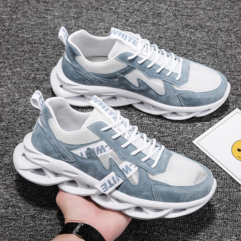 Sommer neue Herren Freizeitschuhe Mode atmungsaktive Mesh Schuhe Plateauschuhe Sport Laufschuhe
