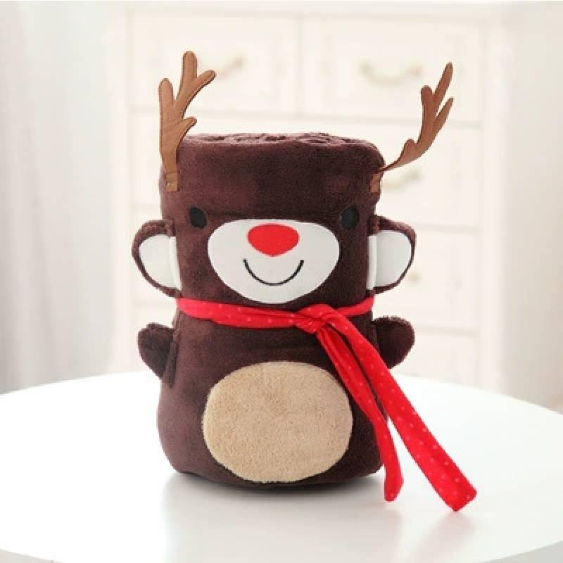 Snowman Plush Throw Blanket For Kids With Lightweight Fiber For Spring And Autumn Use