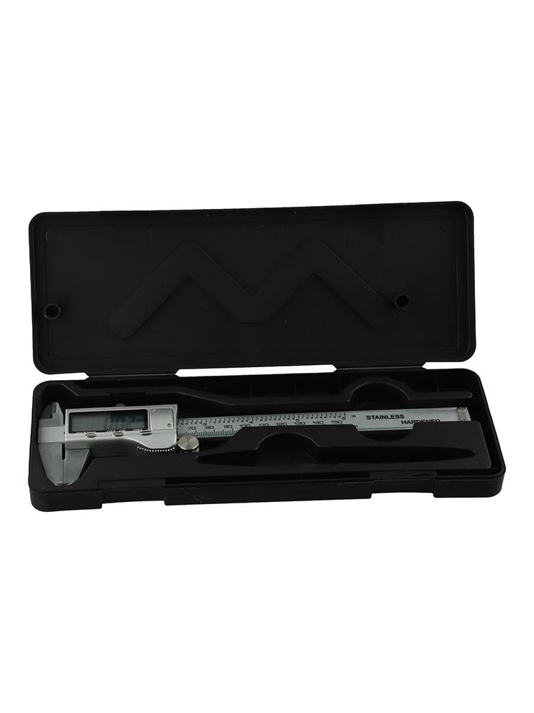 Stainless Steel Digital Vernier Caliper 0.01 Mm 1 X Button Cell 1.55V