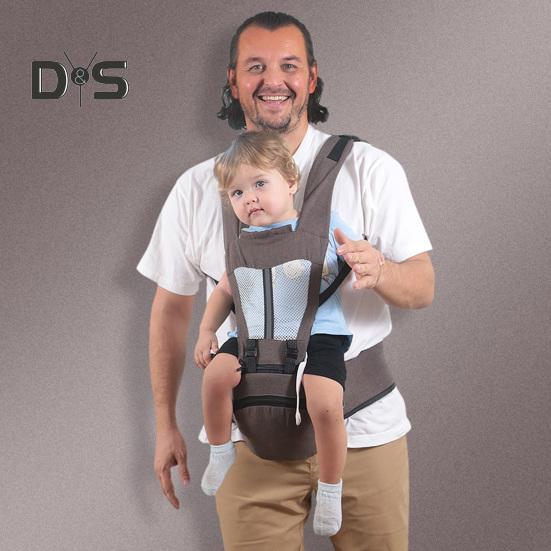 Ergonomische Babytrage mit Hüftsitz, Taillenhocker, verstellbare Trage für Neugeborene und Kleinkinder, für bequemes Stillen, sicherer, freihändiger Baby-Taillenhocker