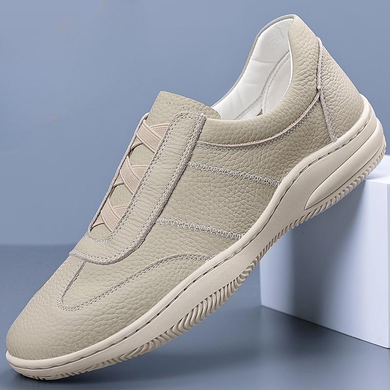 

Кожаная мужская обувь Кроссовки Тренд Повседневная обувь Итальянская Дышащая Досуг Мужские Кроссовки Нескользящая Обувь Белые Мужские Лоферы 44