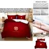 Arsenal Pattern Digital Print Bedding Set With Active Dyeing For Bed Kids Bedroom Decor