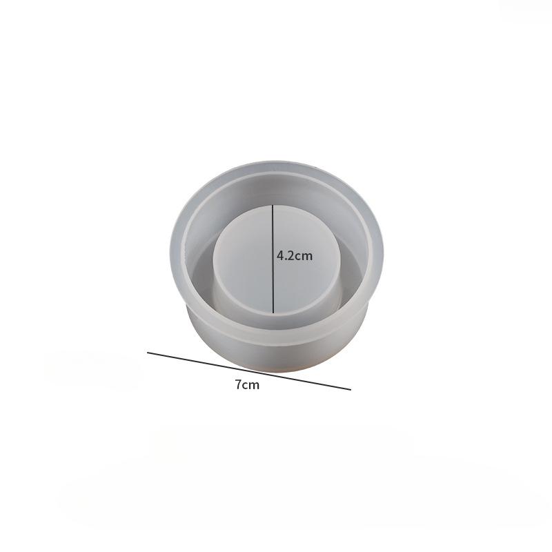 

Сделай сам форма, Цилиндрический подсвечник, Силиконовая форма для свечей, Усиленная версия, Форма для цемента гипса, Подсвечник Ароматерапевтическое украшение Pack of 1