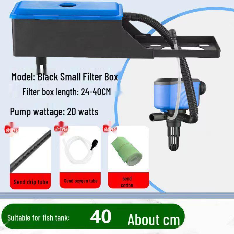 Silent Three-in-One Fish Tank Oxygenating Circulation Filter System