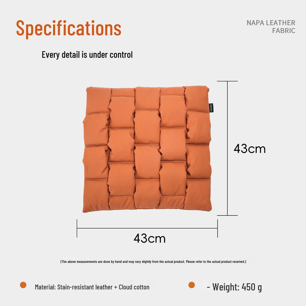 ARCFOX Car Seat Cushion: Soft, Stain-Resistant Leather, Memory Foam Filling, Universal Fit for All Seasons