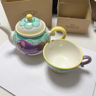 Pokemon Cafe Limited Polteageist Teapot Sinistea Tea Cup Set from Japan FS