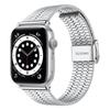 Pasek do zegarka Apple Watch Series 40 mm 42 mm 44 mm 38 mm Luksusowy pasek do zegarka ze stali nierdzewnej do zegarka iWatch Ultra 9 8 7 6 5 4 3 2 1 SE Pasek ze składanym zapięciem 49 mm