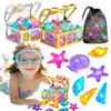 Summer-Appropriate Children's Pool And Diving Pool Toys, Diving Game Treasure Chest Toy Set.