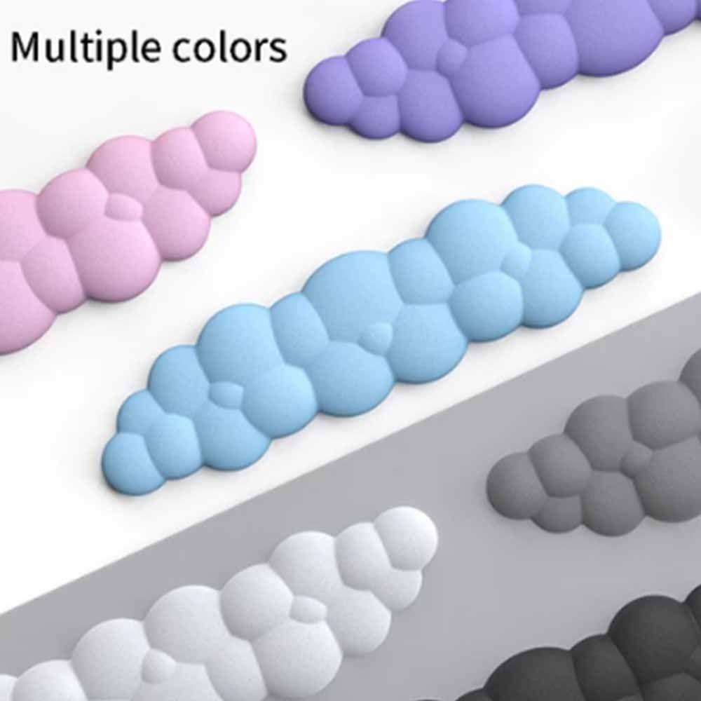 Ergonomic Mouse Cushion PU Leather Cloud  Mouse Pad Keyboard Wrist Support Pad  Desktop Accessories