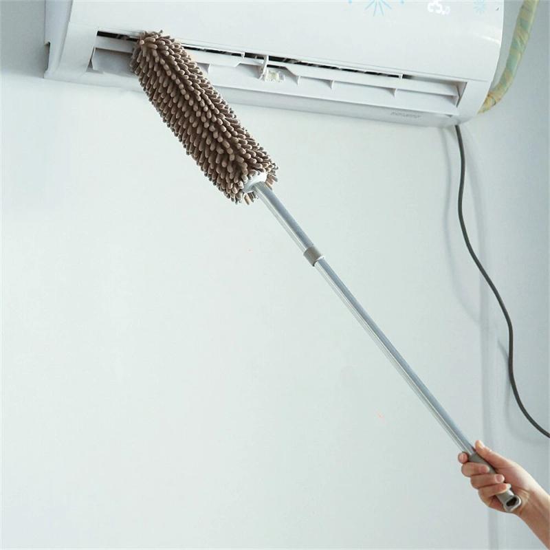 Extendable Dusting Mop Multifunctional Scratch Resistant Duster for High Ceiling Blinds Car Exterior Cleaning