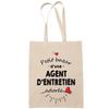 Tote Bag - PLANETEE - Beloved Cleaning Lady Woman - Cotton - Printed In France - Large Capacity