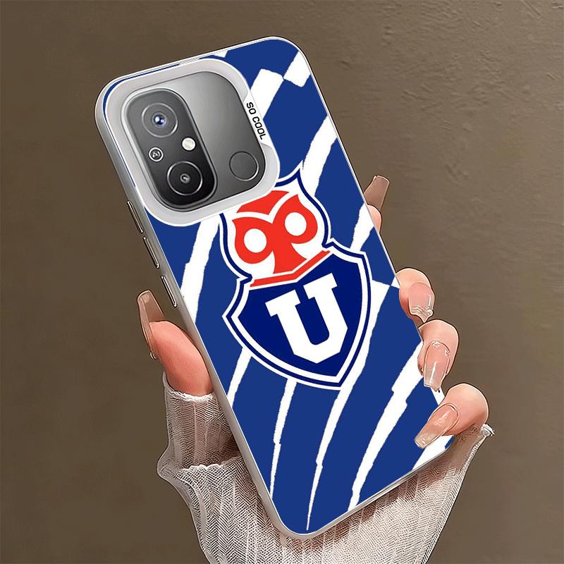 Chile U-Universität Logo Stoßfeste Handyhülle für Xiaomi Poco X7 X6 X5 X3 Pro F7 Ultra M8 Redmi 15C 15 14C 13C 12C 10C 13 12 10