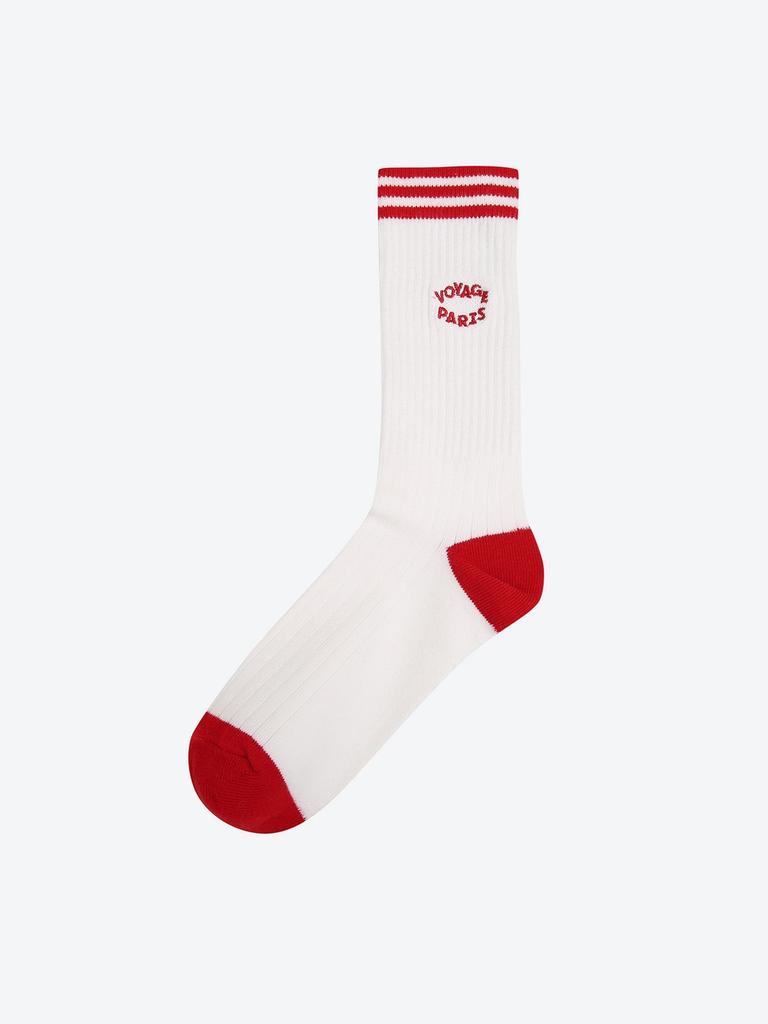 Colorblock Lettering Socks HPAO5FA205