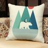Simple Nordic Modern Anime Pillow Case Pillowcase, Double-Sided Printed, Sofa Cushion, Bedroom Headboard Pillow