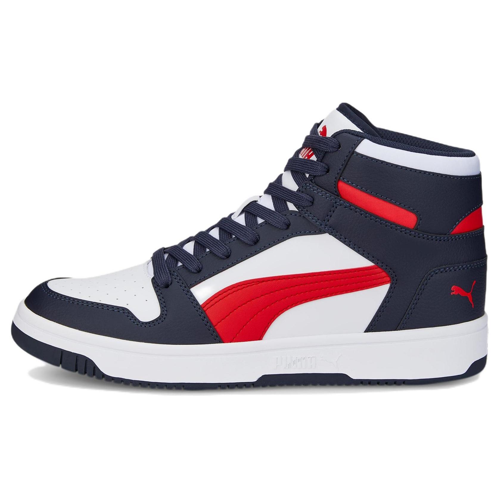 PUMA Rebound LayUp  Parisian Night High Risk Red  Men s 369573-29 EU 36