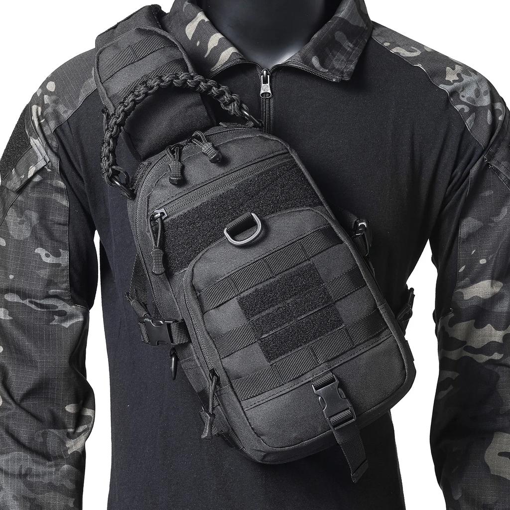 Multi Functional Outdoor Chest Bag, Sports Cycling, Hiking, Portable and Wear-Resistant Crossbody Bag