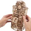Stolní hodiny Ugears Skywatcher Tourbillon 70162 Stolní hodiny Sky Watcher Tourbillon Dřevěná hračka 3D puzzle