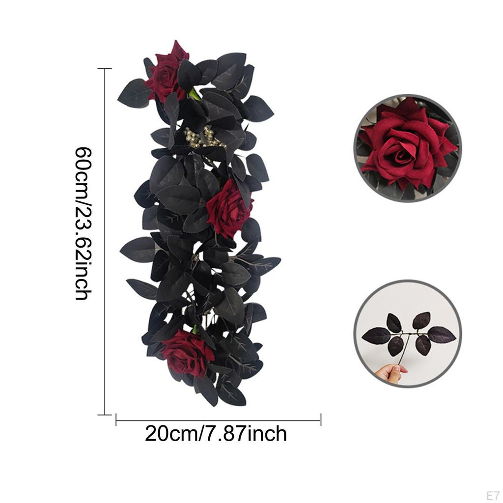 Kunstige vegghengende lønneblader Halloween-dekorasjoner