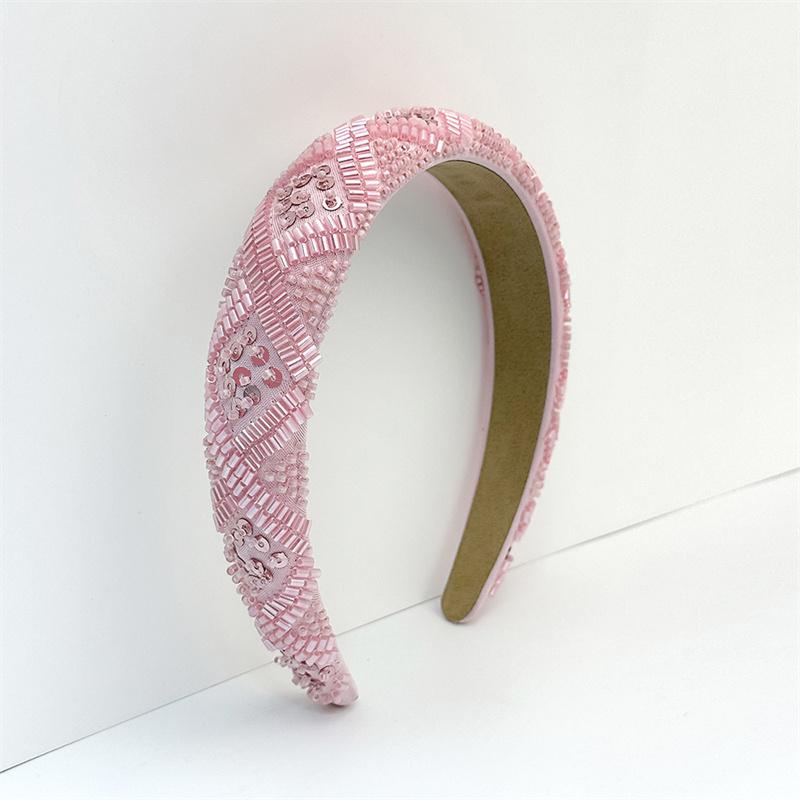 

Барочный Полностью Цветной Стразы Повязка на Голову с Поролоновой Подкладкой Ручной Работы Кристальная Свадебная Повязка на Голову Свадебное Украшение для Волос Подарок