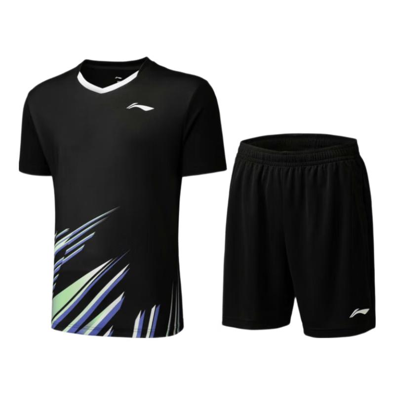 Li-Ning Club Series Unisex Quick-Dry Competition Top and Pants Set