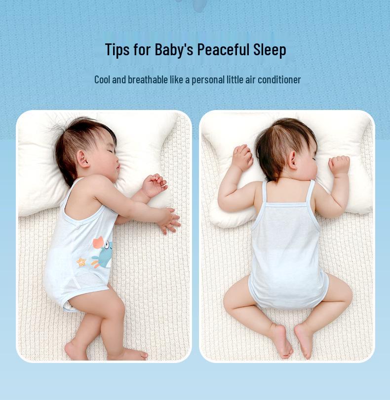 Newborn Infant Sleeveless Romper - Cute Strappy Summer Bodysuit for Boys & Girls