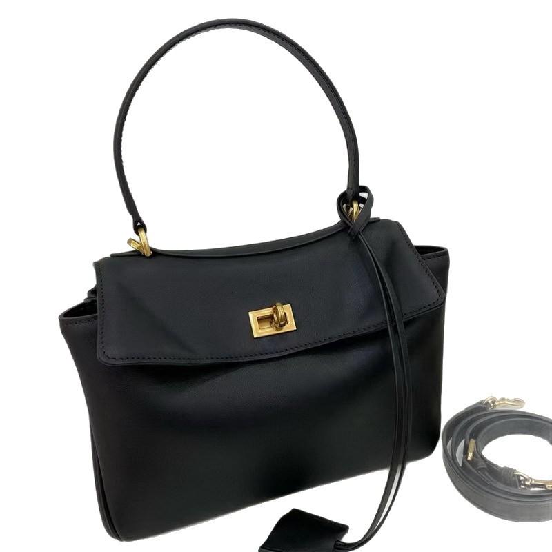New high-end cowhide leather tote bag KL bag underarm bag shoulder crossbody handbag bag women's bag