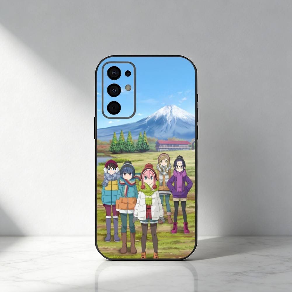 L-Laid-Back C-Camp  Phone Case For Samsung S25,S24,S21,S22,S23,S30,Ultra,S20,Plus,Fe,Note,5G Black Cover