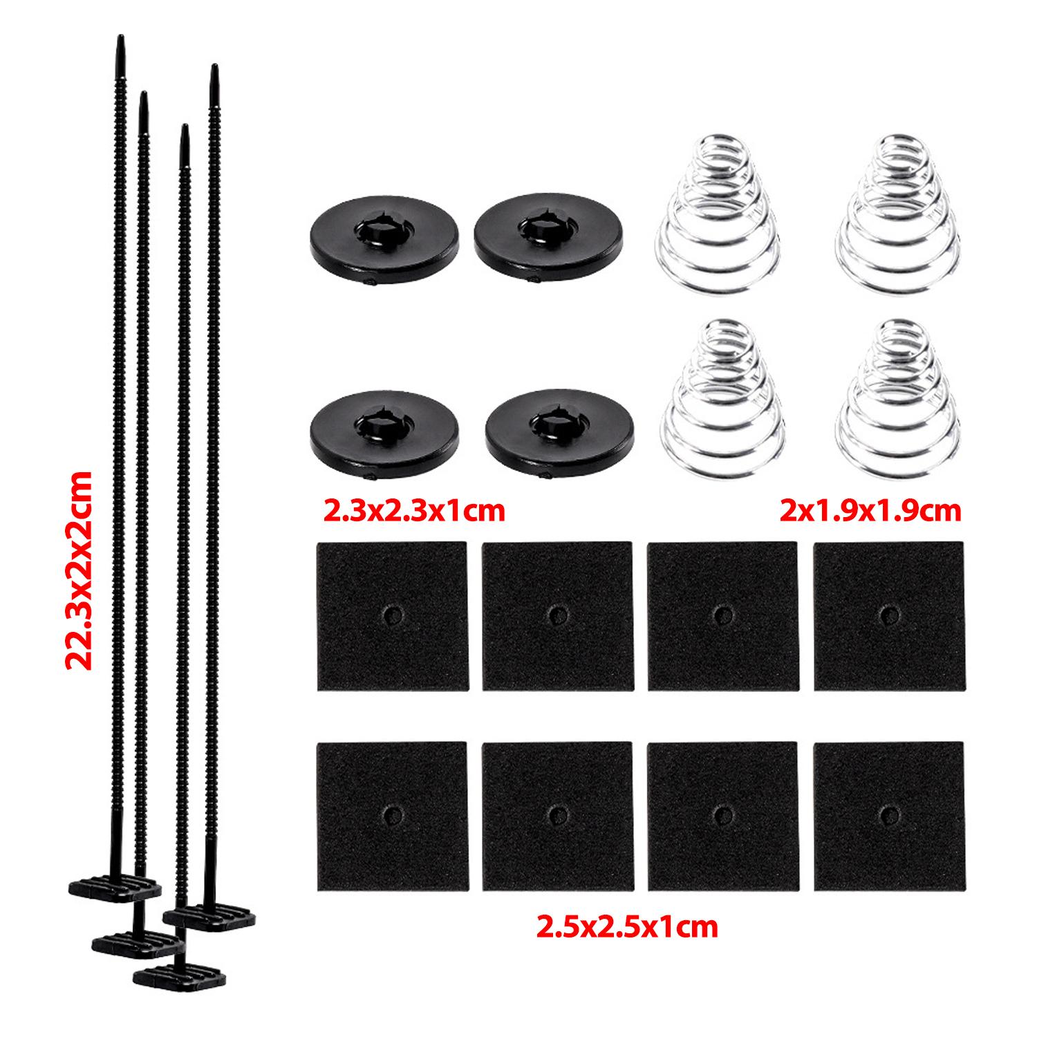 Fan Mounting Kit Through Radiator Mount Kit for Electric Cooling Fans and Transmission Cooler Car Fan Installation Kit