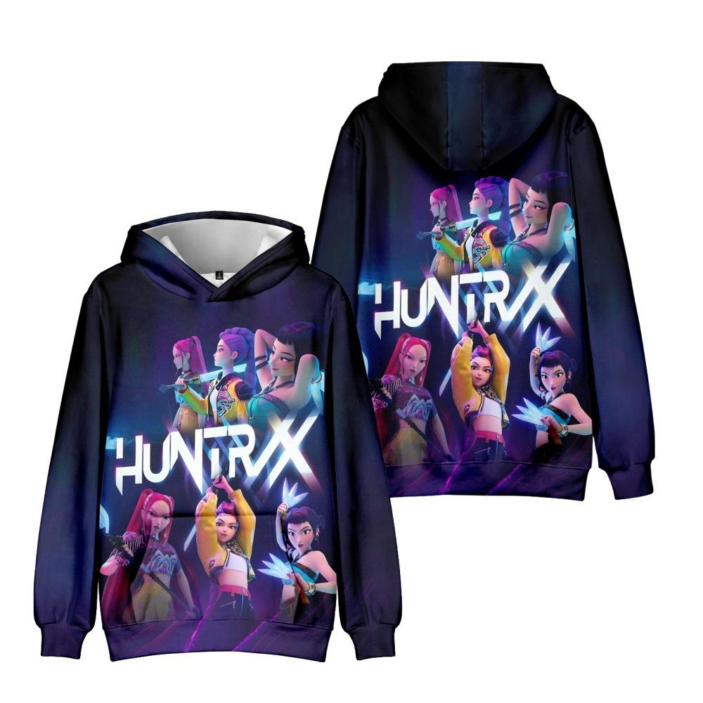 20 Kolorów KPop Łowcy Demonów Anime Bluzy Męskie i Damskie Hip-hop Sportowy Pulower Bluza